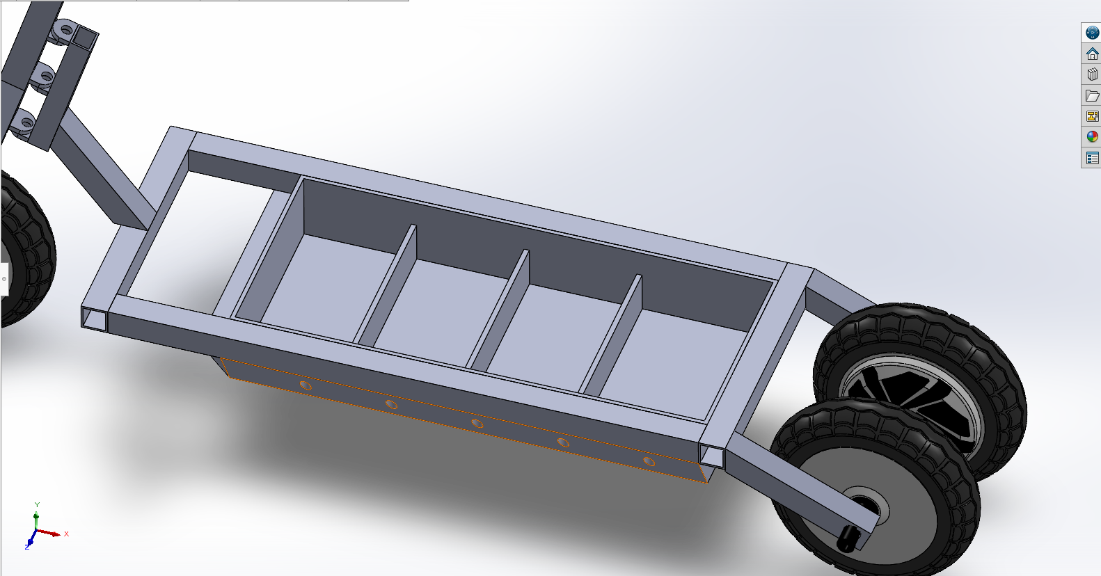 Scooter Battery and Electronics Compartments